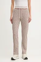 Tepláky Guess NEW AGGIE dámské, béžová barva, V5YB20 KB212