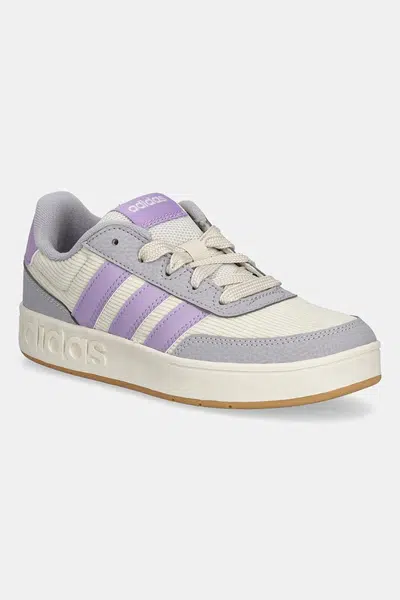 Dětské tenisky adidas BREAKBASE béžová barva, JQ7775