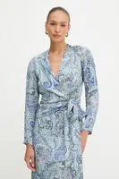 Halenka Marciano Guess ALANIS dámská, modrá barva, vzorovaná, 5YGH11 7298A