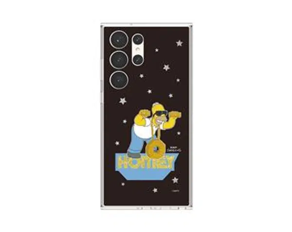 Dekorace zadního krytu GP-TOS918SBB Simpsonovi pro Samsung Galaxy S23 Ultra, černá