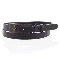 Dámský kožený opasek černý - PB Synty 95