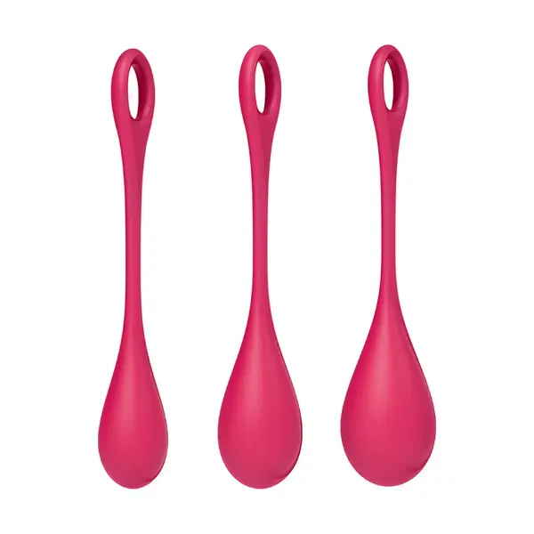 Satisfyer Sada Venušiných kuliček Yoni Power 1, růžová