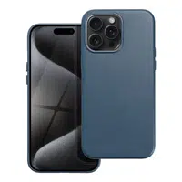 Zadní kryt LEATHER MAG COVER case pro Apple iPhone 15 Pro Max, indigo blue