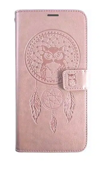Flipové pouzdro MEZZO Book case pro Xiaomi Redmi Note 14 5G, dreamcatcher rose gold