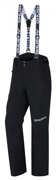 Husky Gili M L, black Pánské lyžařské kalhoty