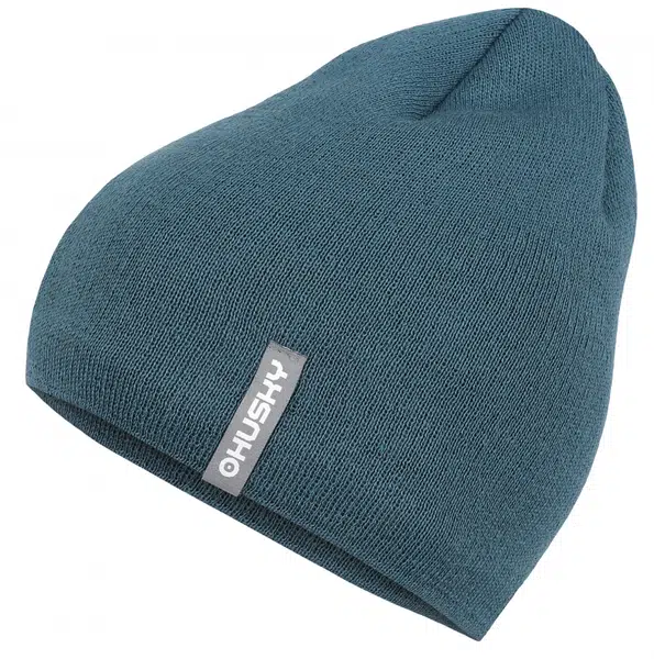 Husky Merhat 3 L-XL, dark turquoise Pánská merino čepice