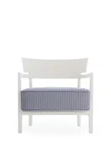 Venkovní křeslo CARA MAT, více variant - Kartell Barva: bílá/modrá