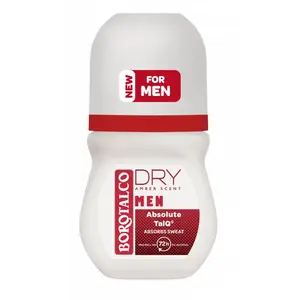 Borotalco Kuličkový deodorant Men Dry Amber (Deo Roll-On) 50 ml