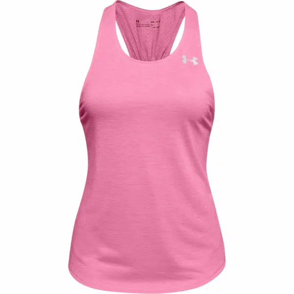 Dámské běžecké tílko Under Armour Streaker 2.0 Racer Tank Lipstick XS