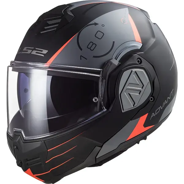Překlopná moto přilba LS2 FF906 Advant Codex Matt Black Titanium P/J XS (53-54)