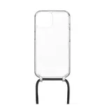 Pouzdro FIXED Pure Neck s černou šňůrkou na krk pro Samsung Galaxy A16 5G