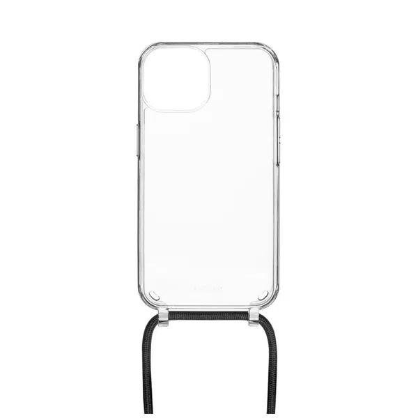 Pouzdro FIXED Pure Neck s černou šňůrkou na krk pro Samsung Galaxy A16 5G