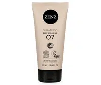 Hydratační šampon pro suché vlasy a kudrnaté vlasy Zenz Deep Wood No. 07 - 50 ml + dárek zdarma