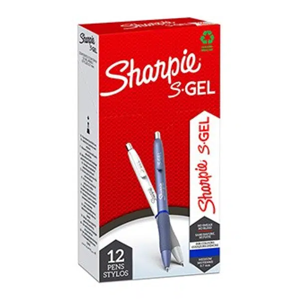 Sharpie 2162641, gelové pero S-Gel Fashion, modré, 12ks, 0.7mm