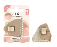 Skřipec do vlasů Invisibobble Everclaw S Too Faced - béžový a hnědý s mramorovým efektem + dárek zdarma