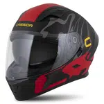 Moto přilba Cassida Orbit Multivers černá matná/červená/šedá/žlutá S (55-56)