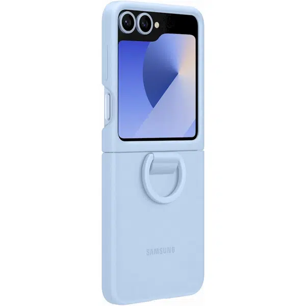 Silikonový zadní kryt Samsung EF-PF741TLEGWW pro Samsung Galaxy Z Flip6/7 FE, modrá