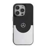 Zadní kryt Mercedes PC/TPU Double Layer MagSafe pro Apple iPhone 16 Pro Max, black/silver
