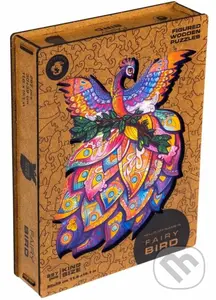 Páv L (Unidragon drevené puzzle) - puzzle z kategorie Zvieratá