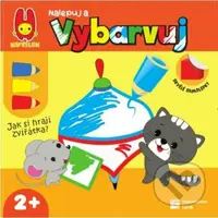 Jak si hrají zvířátka? (Nalepuj a vybarvuj) - kniha z kategorie Omalovánky