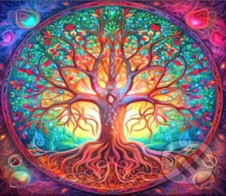 Dřevěné puzzle Strom života A3