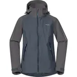 Bergans SJOA 2L YOUTH GIRL JACKET Nepromokavá bunda, tmavě šedá, velikost