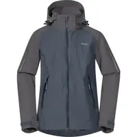 Bergans SJOA 2L YOUTH GIRL JACKET Nepromokavá bunda, tmavě šedá, velikost