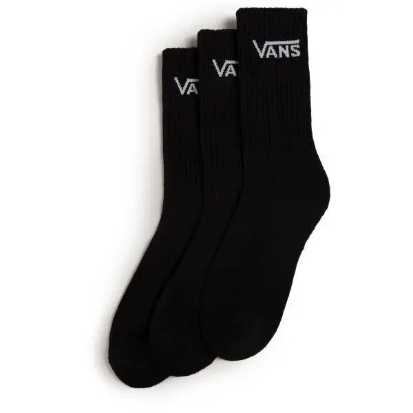 Vans CLASSIC CREW Unisex ponožky, černá, velikost