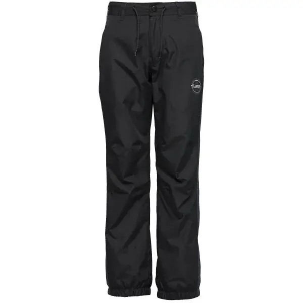 Lewro BARKER Dětské šusťákové kalhoty, černá, velikost 152-158