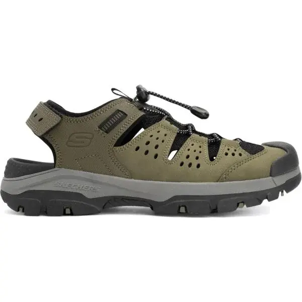 Skechers TRESMEN - RYER Pánské sandály, khaki, velikost