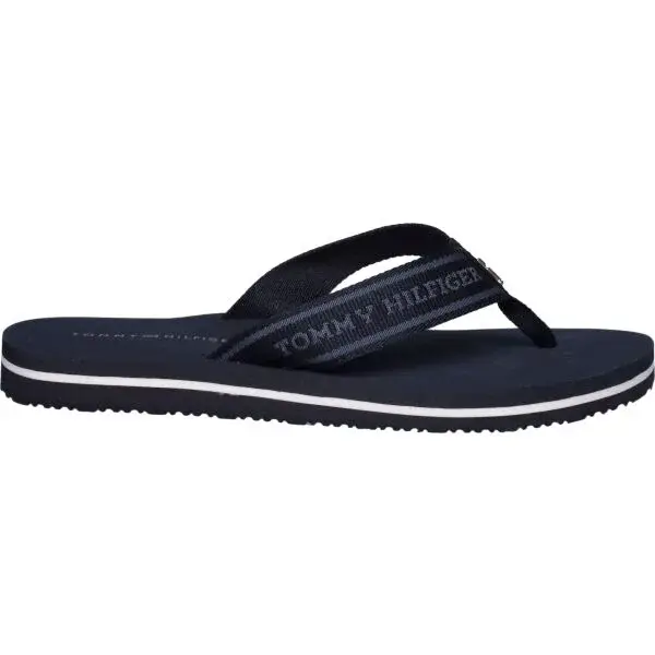 Tommy Hilfiger WEBBING BEACHSANDAL Dámské žabky, tmavě modrá, velikost