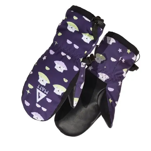 Matt KIDS MITTEN Dětské lyžařské rukavice, tmavě modrá, velikost 4Y