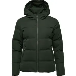 LOAP NATALA Dámský kabát, tmavě zelená, velikost