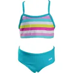 Axis TWO-PIECE SWIMSUIT Dívčí dvoudílné plavky, tyrkysová, velikost