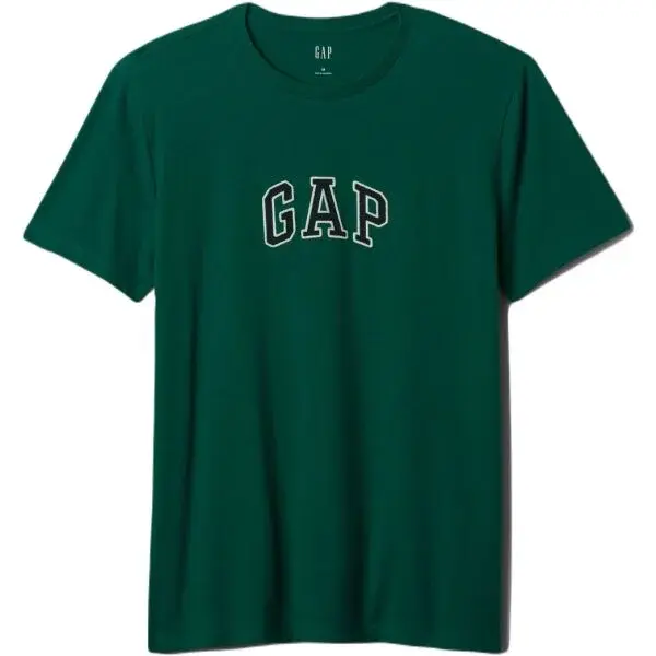 GAP LOGO Pánské tričko, tmavě zelená, velikost