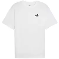 Puma ESSENTIALS RELAXED SMALL NO 1 LOGO TEE Pánské triko, bílá, velikost