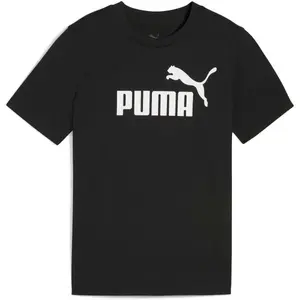 Puma ESSENTIALS N0. 1 LOGO TEE B Chlapecké triko, černá, velikost