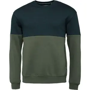 BLEND BHJUTAR Pánská mikina, khaki, velikost