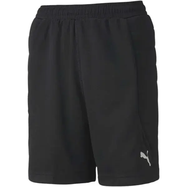 Puma GOALKEEPER SHORTS JR Dětské brankářské trenky, černá, velikost