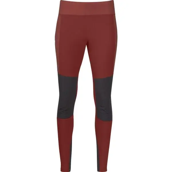 Bergans FL?YEN OUTDOOR TIGHTS WOMEN Běžecké kalhoty, červená, velikost