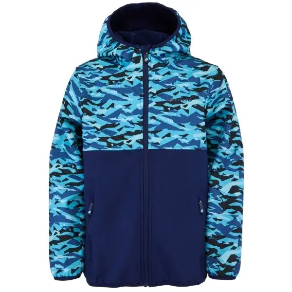 Lotto EBBER Chlapecká softshellová bunda, tmavě modrá, velikost 152-158