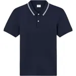 CELIO LEPRIME Pánské triko s límečkem, tmavě modrá, velikost