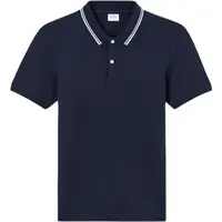 CELIO LEPRIME Pánské triko s límečkem, tmavě modrá, velikost