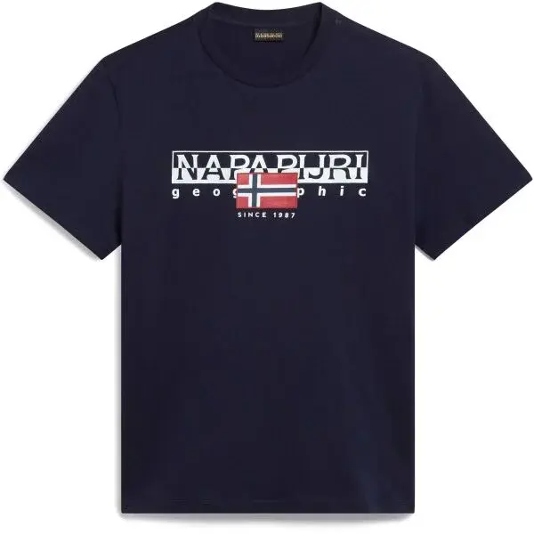 Napapijri S-AYLMER Pánské tričko, tmavě modrá, velikost
