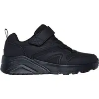 Skechers UNO LITE - ECHO SURGE Dětská vycházková obuv, černá, velikost