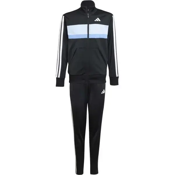 adidas 3-STRIPES TIBERIO Dětská souprava, černá, velikost