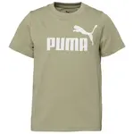Puma ESSENTIALS N0. 1 LOGO TEE B Chlapecké triko, khaki, velikost