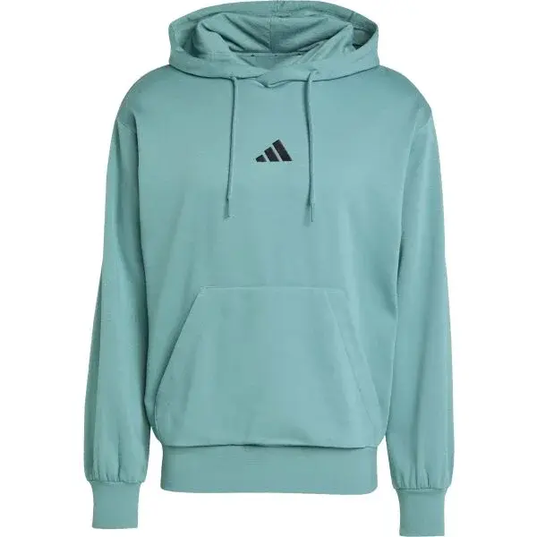 adidas M FEELCOZY HD Pánská mikina, zelená, velikost