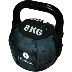 SVELTUS SOFT KETTLEBELL 8 KG Kettlebell, černá, velikost 8 KG