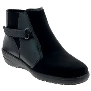 PodoWell Dámská zdravotní polokozačka SYRIELLE černá, velikost:  38